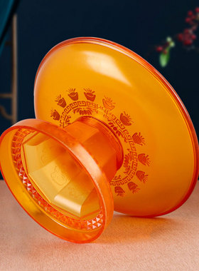 佛前供果果盘水果盘家用贡品