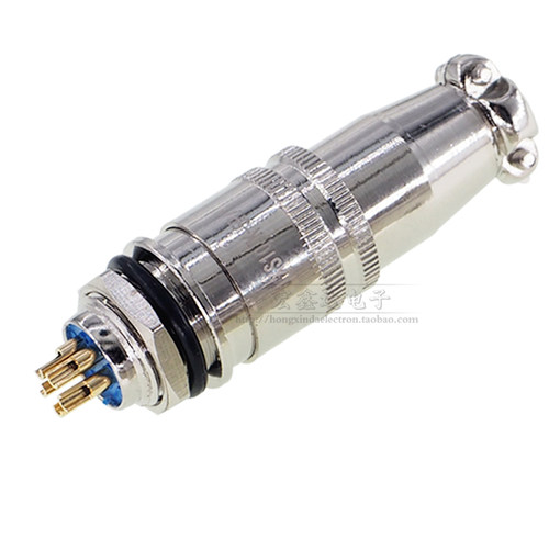 XS航空插头 插座 XS8/9/10/12JK-2-6芯J/Y推拉自锁小型连接器镀金 - 图1