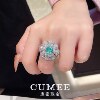 CUMEE Designer Diamond Paraiba Ring