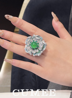 新中式牡丹三排贝珠镀金手链