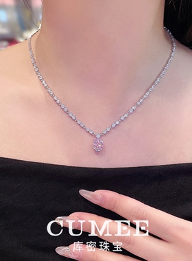 CUMEE甜美银镀金晚宴项链