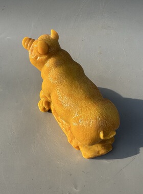 批发仿树脂生肖猪摆件 树脂十二生肖猪家居办公摆件工艺品