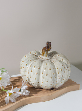 ins风家居摆件陶瓷南瓜创意