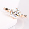 Vine 18K rose gold diamond ring IGI diamond twist for women