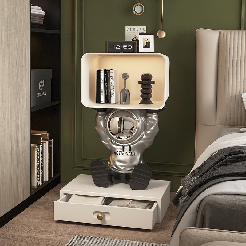 儿童床头柜男孩小型收纳柜卡通创意沙发边几简约现代卧室房置物架,淘宝优惠券,粉丝福利购,淘宝优惠卷