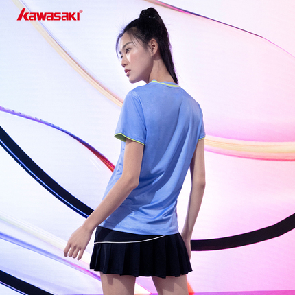 Kawasaki川崎羽毛球短裙女休闲运动防走光半身裙跑步裙速干网球裙