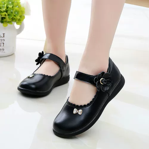 Туфли для кожаной обуви для принцессы, детская обувь, из натуральной кожи, в корейском стиле, мягкая подошва