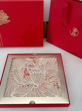 母亲节礼物纯羊毛围巾浅樱迎蕊生日礼物送妈妈婆婆礼盒包装