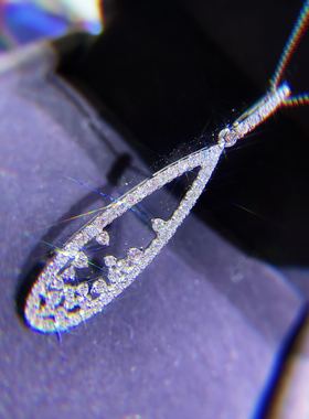 南非真钻鉴定流星雨可调节盒子链