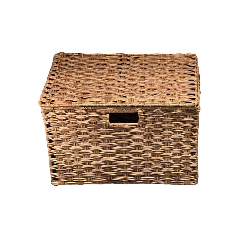 仿藤编草编杂物零食玩具收纳筐收纳篮收纳箱收纳盒手工编织储物,淘宝优惠券,粉丝福利购,淘宝优惠卷