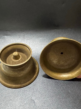 仿古黄铜高足供佛净水杯