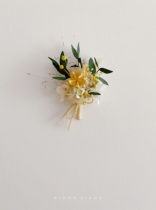 Small Crowdwedding Groom Chest Flowers Evergreen Flowers Custom Bridal Wrists Flowers Real Flowers Brothers Group Brooch Sisters Hands Flowers