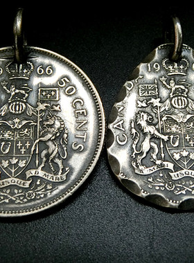 纯手工雕刻女王像骷髅流浪者吊坠