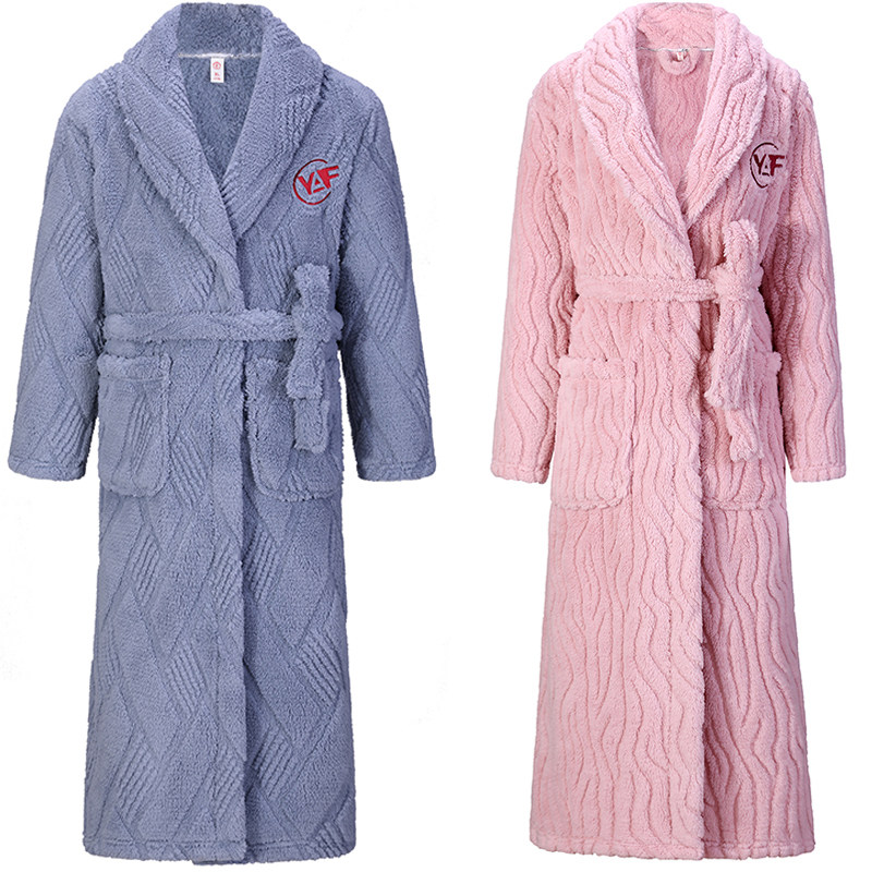 2件装睡袍女士加厚长款买一送一冬季法兰绒情侣珊瑚绒浴袍男大码,淘宝优惠券,粉丝福利购,淘宝优惠卷