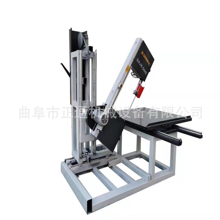 家用220电小型带锯机加滑轨推台自动送料满足塑料海绵木工带锯机 - 图3