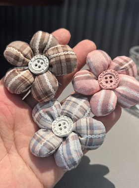 少女心复古鞋花德训鞋diy鞋带扣