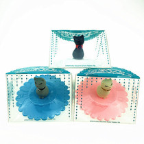 Cover cup lid sealed cute glass cummy cat cartoon ceramic non-toxic warm cup anti-leak lid small cat silicone lid