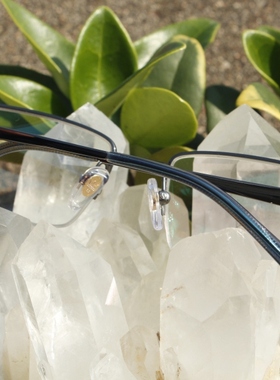 正品高档天然水晶眼镜 石头镜 太阳镜 纯钛镜框 新款 附证书