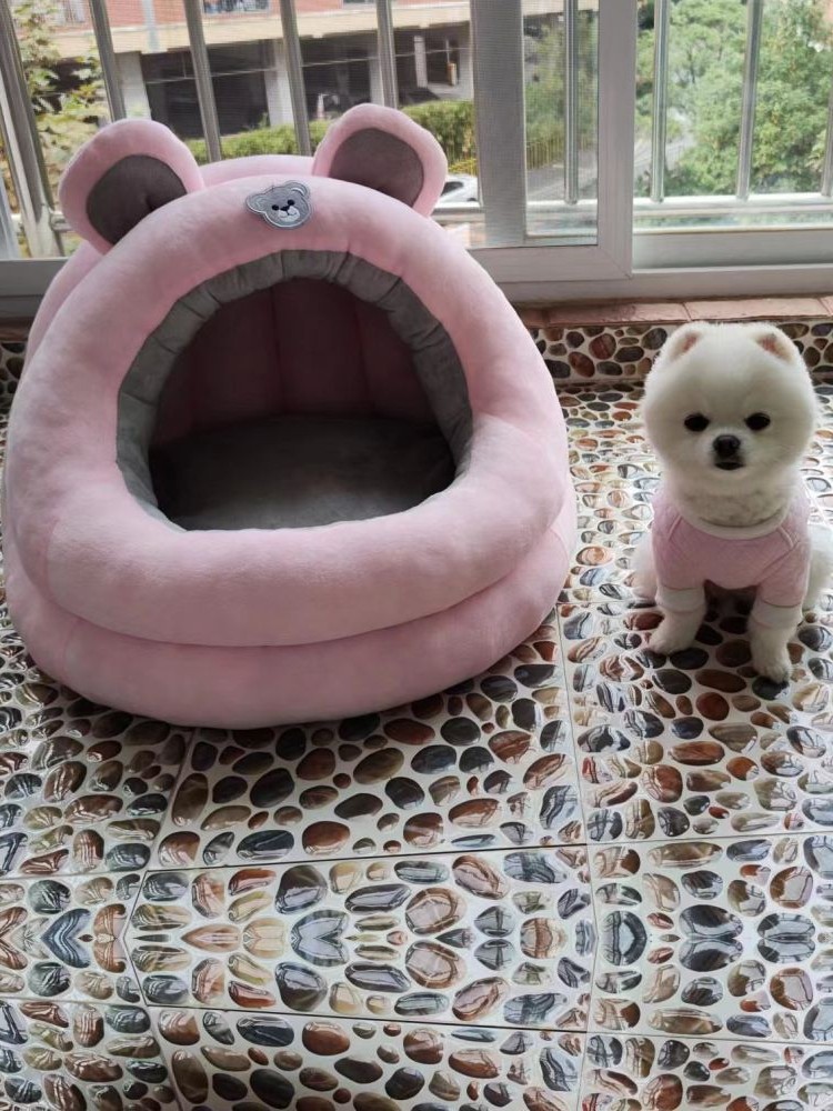 宠物保暖舒适狗屋泰迪犬金毛大型犬狗窝猫窝垫子用品图纸模版纸样,淘宝优惠券,粉丝福利购,淘宝优惠卷