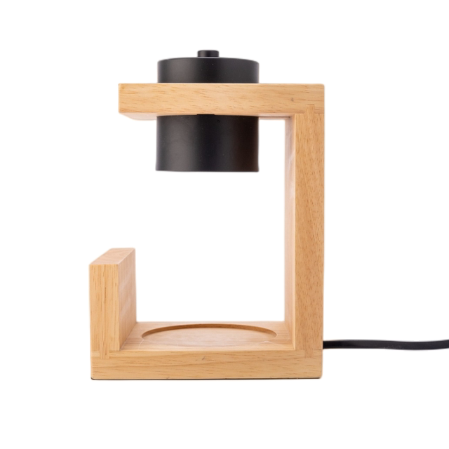 Japanese solid wood timed aromatherapy melting wax lamp