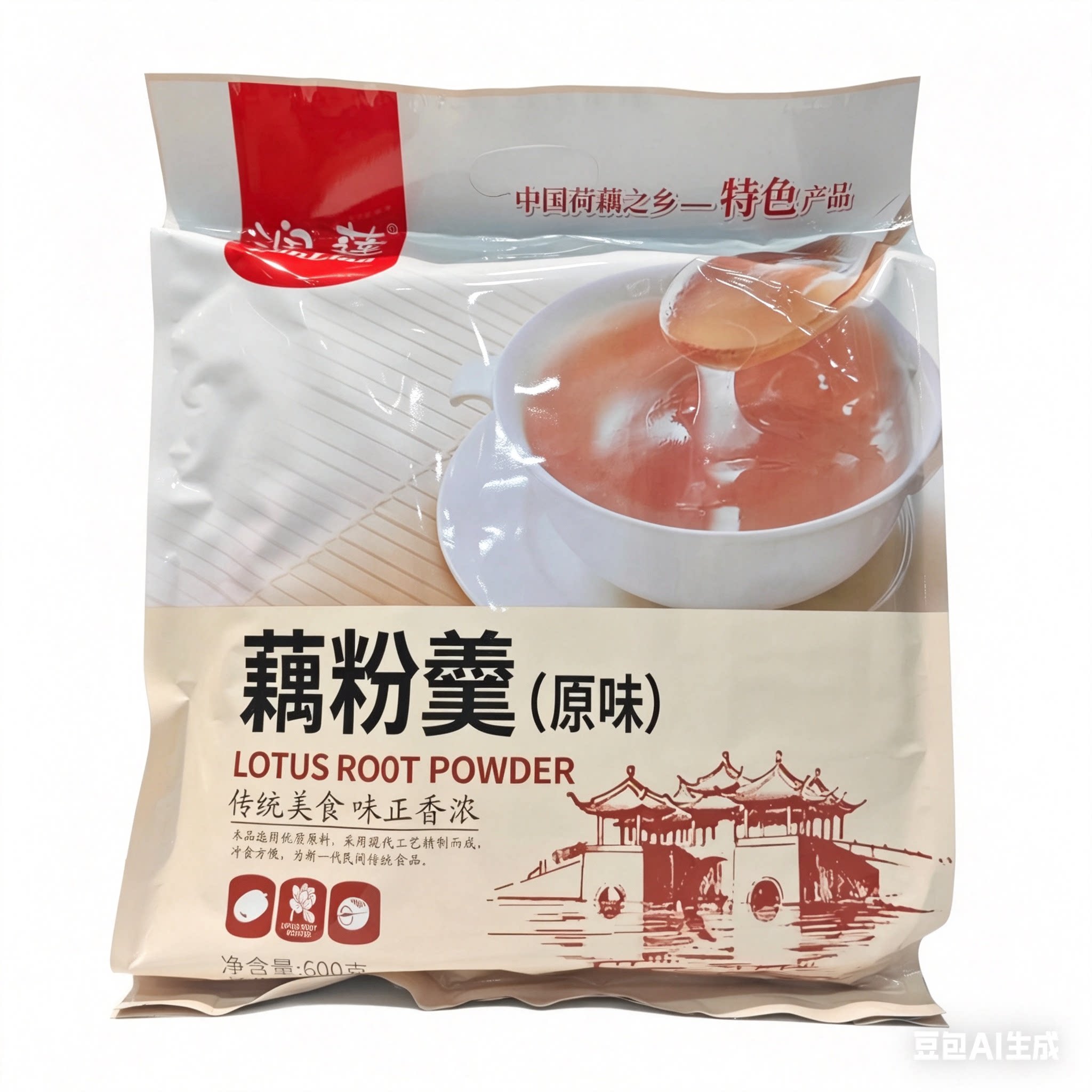 新款扬州宝应特产润莲藕粉羹多口味速溶即冲懒人代餐营养独立小包