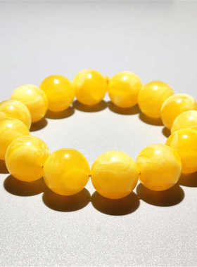 王楚钦同款手串黄玉髓情侣款单圈招财简约男女黑楠木沉木乌木串珠