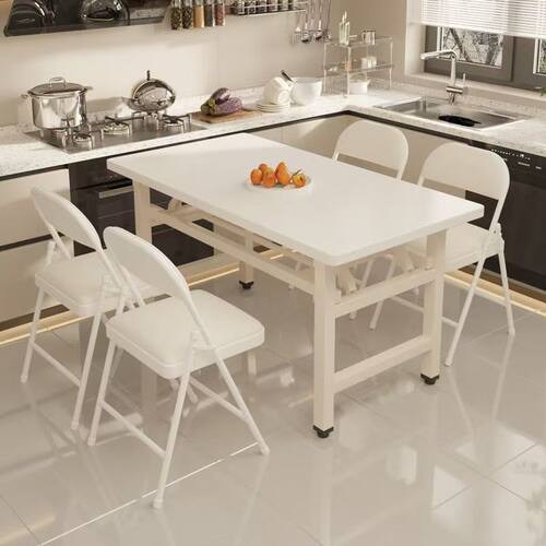 折叠桌家用书桌会议培训桌餐桌学习长方形桌子摆摊简易户外便携桌 - 图3