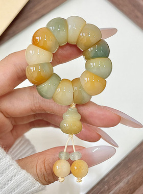 蒜瓣猪大肠菩提指尖盘玩念珠手串学生解压绕指柔文玩佛珠手持手