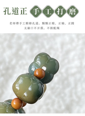 新年柿柿如意菩提手串创意葫芦佛珠单圈闺蜜款解压绕指柔文玩手链