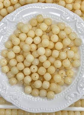 10mm天然菩提桶珠文玩佛珠菩提根散珠子diy手工穿珠手串隔珠