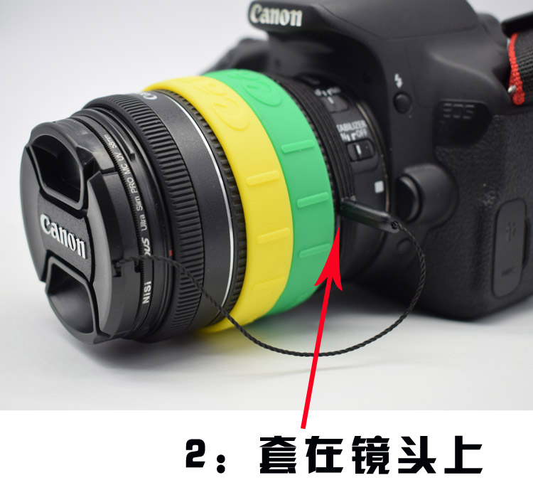 适用于佳能700D600D90D6D800D200D5D4单反相机67-82mm镜头盖18-55 - 图3