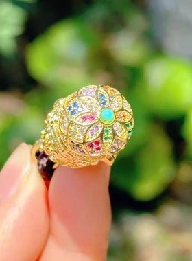 杭州花开见佛琉璃项链复古中式