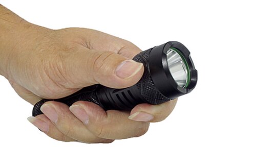 LED 便携挂扣SST20灯珠 USB充电强光手电筒 - 图1