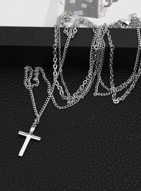 女神降临黄寅烨同款十字架项链