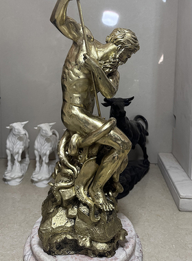 昂航铜雕装饰西方欧式家居人物像