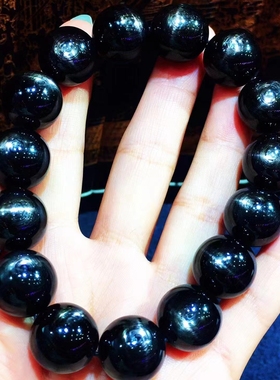 埃及老矿猫眼金运石手链男女手串