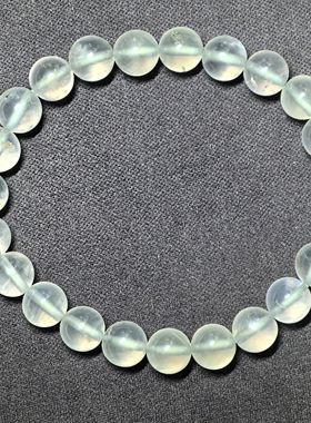 绿水晶手串天然冰种葡萄石手链女