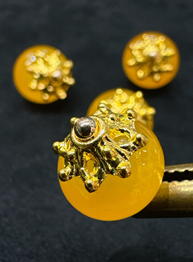 XITI黄色琉璃国风10mm不掉色旗袍服装辅料香云纱真丝