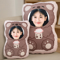 Holding pillows custom able to print double-sided photo live-action diy to figure out a humanoid paparazzi cartoon doll birthday present