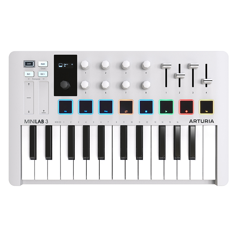 MINILAB3 KeyLab 25 49 61 MK3编曲MIDI键盘打击垫控制器-图2