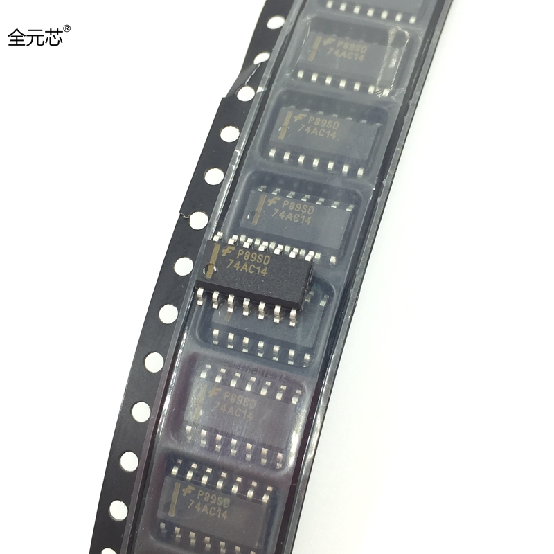 74AC14SCX芯片74AC14丝印贴片SOP14封装 3.9MM尺寸 IC集成电路-图0