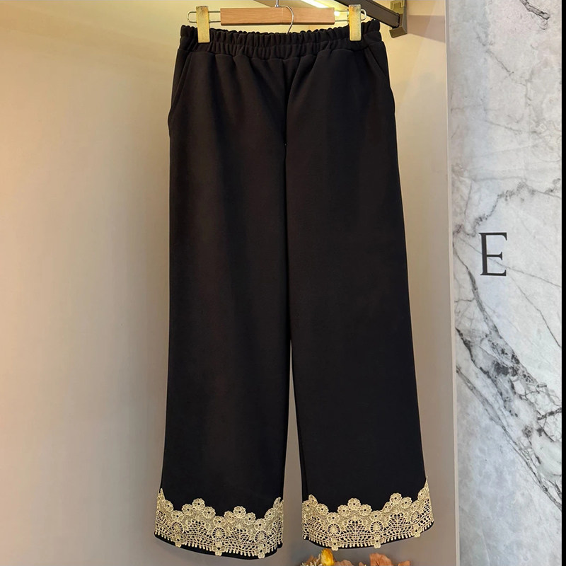 胖妹妹2026春季新款大码女装复古刺绣设计感内搭马甲裤子时髦套装,淘宝优惠券,粉丝福利购,淘宝优惠卷