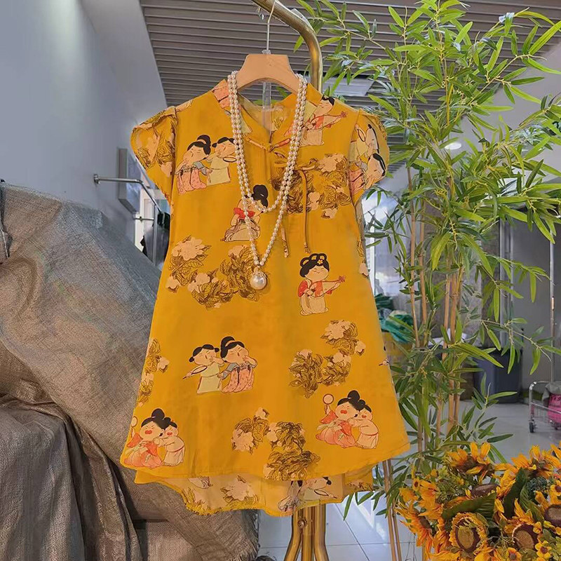 2025夏季新款新中式国风盘扣复古印花上衣大码女装胖mm百搭阔腿裤,淘宝优惠券,粉丝福利购,淘宝优惠卷