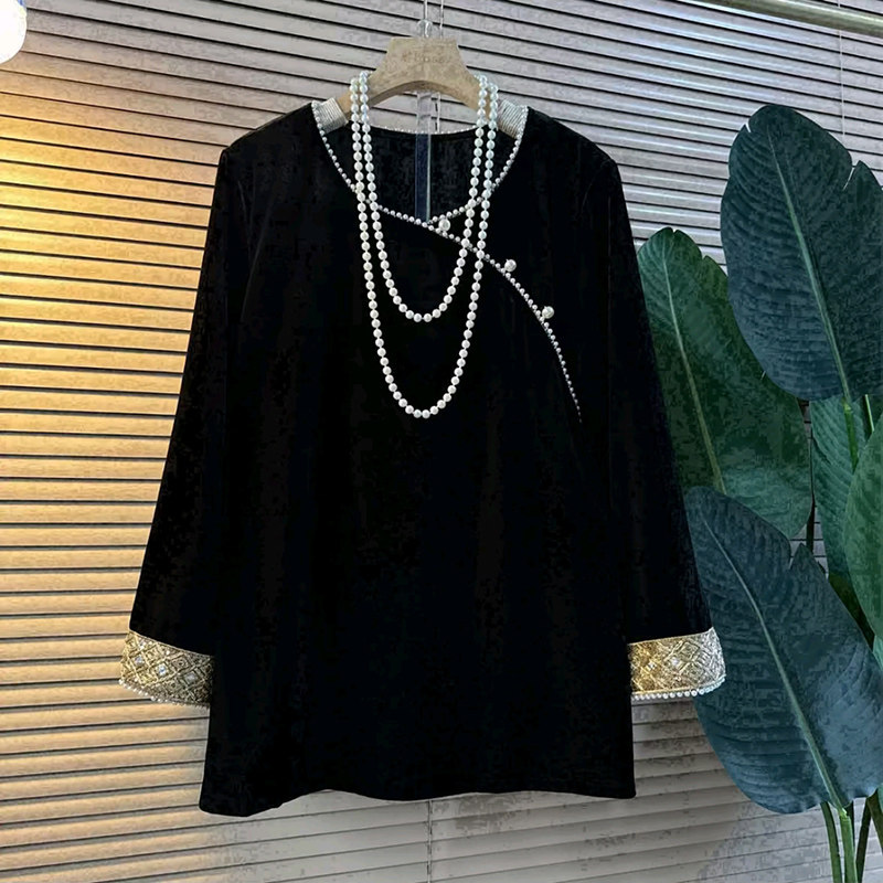 新中式大码女装盘扣刺绣马甲钉珠打底衫2026春季新款国风绣花马夹,淘宝优惠券,粉丝福利购,淘宝优惠卷