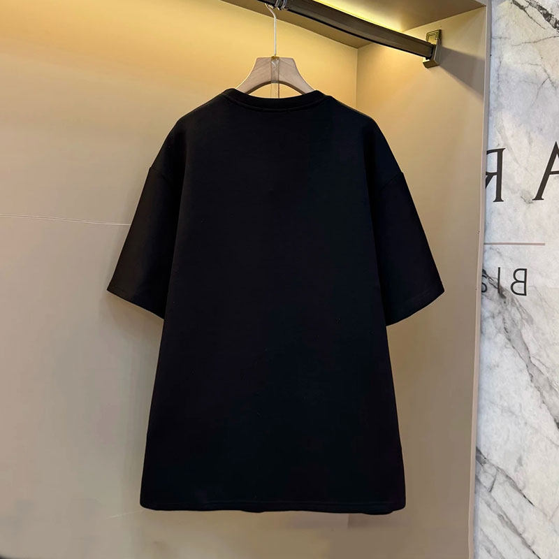 2026新款欧货时尚设计感短袖T恤衫大码女装胖mm宽松遮肉显瘦上衣,淘宝优惠券,粉丝福利购,淘宝优惠卷