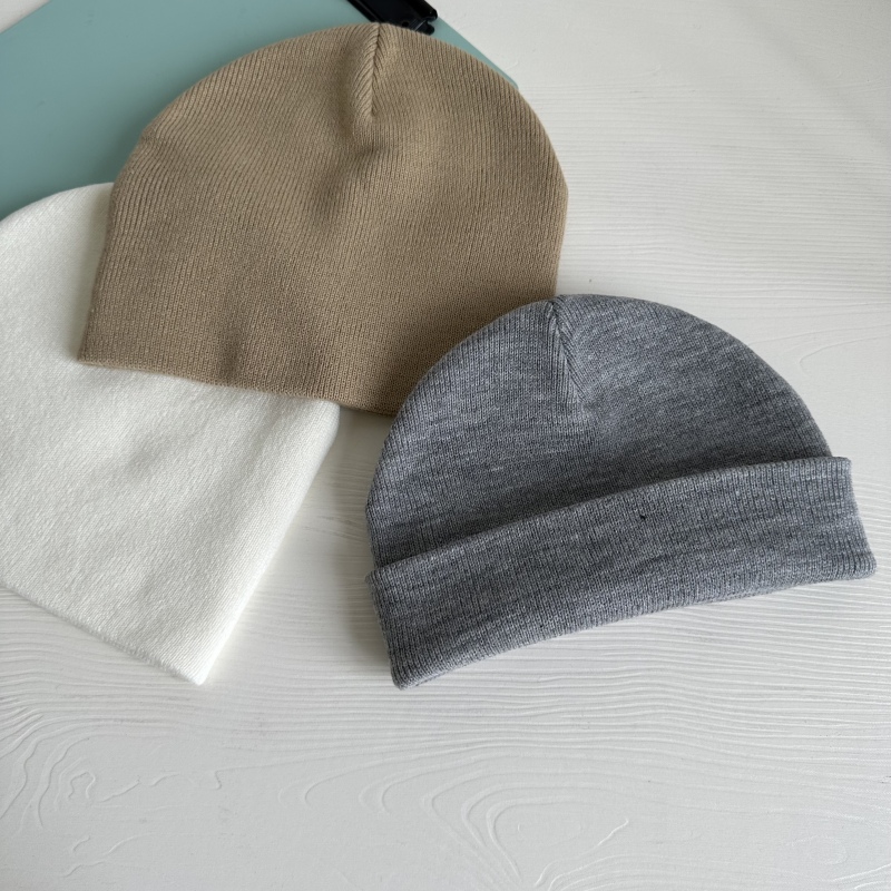 帽子男秋冬新款冷帽套头毛线帽雅痞瓜皮帽百搭保暖针织帽女月子帽 - 图2