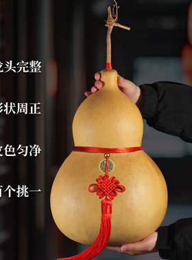 天然葫芦摆件挂件特大号开口