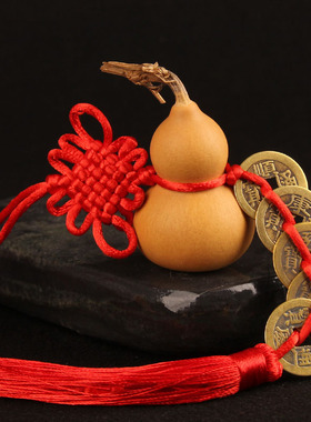 龙头葫芦五帝钱门对门挂件