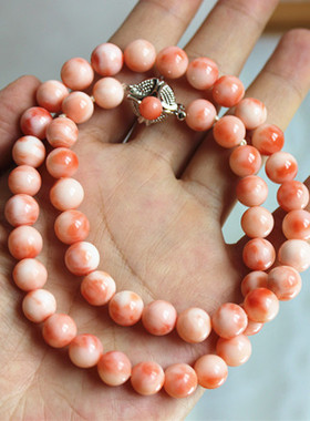 西洋古董珠宝首饰欧洲回流海外进口二手红红火火宝石项链