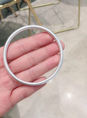 古法手镯足银s999小众网红镯子